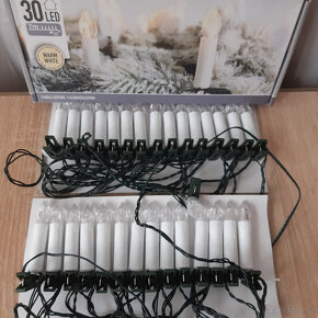 30 LED svíček-Nové - 2