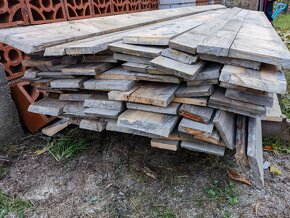 Stavební prkna po betonáži, jednostranně hoblovaná - 2