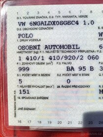 Prodam motor na VW Polo 1.0 typ 6N - 2