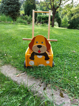 Prodám dětské hračky – chodítko a houpacího oslíka - 2