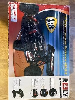 EP BUGGY ULTRASONIC BRUSHLESS 4WD 1:8, 70km/h + FS-GT5 - 2
