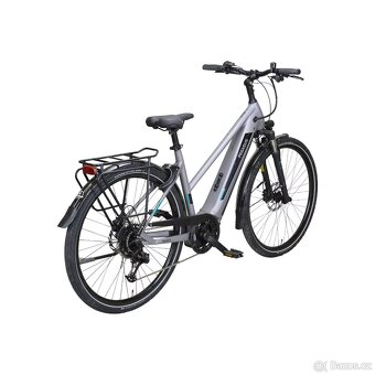 Nové EVO CX 625 el. kolo trek. Pegasus Trapeze 28" stříbrné - 2