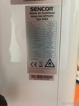 Mobilní klimatizace Sencor MT7007C - 2