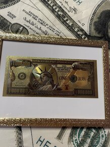 Zlatá bankovka  různé druhy - 2