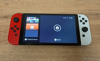 Nintendo Switch OLED + 2.hra + pouzdro - 2