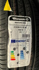 Nová sada pneumatik BARUM 5HM 215/65 r16 102v , DOT 0724 - 2