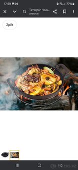 Tarrington House BBQ gril wok, Ø 30 x 7 cm, litina, černá
 - 2