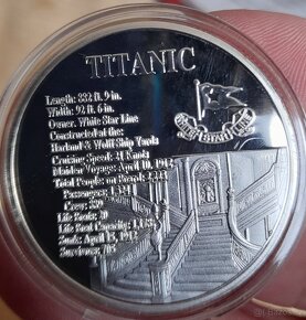 Pamětní mince Titanic - 2