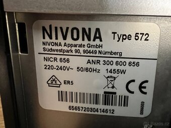 Nivona Nicr 656 / typ 572 - 2