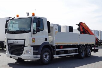 DAF 370 6x2 - valník shydraulickou rukou Palfinger - 2