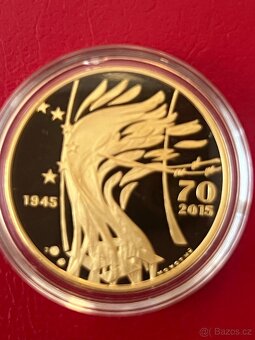 Zlato/ zlatá mince 1/2oz k 70 výročí ukončení války - 2