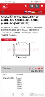 Peugeot 307,308,Citroën C4.... - 2