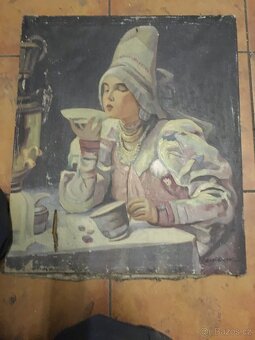 2 ks dost staré obrazy dle fotek - 2