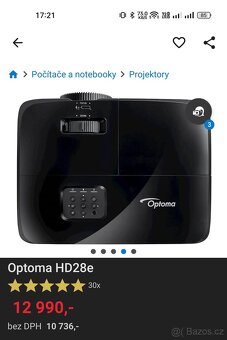 Projektor Optoma HD28e - 2