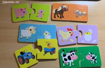 Tchibo - duo puzzle - máma a mláďátko - 2