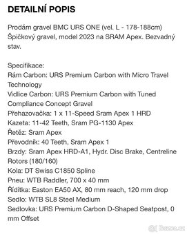 BMC URS ONE - 2