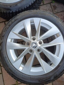 Zimní alu sada kol škoda Rotare R17 5x112 (Octavia lV) - 2