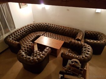 Chesterfield sedaci souprava - 2