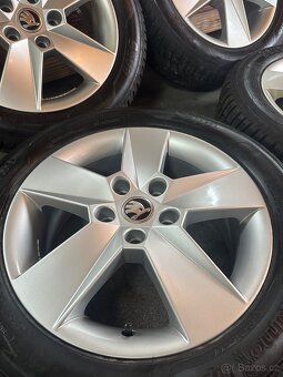 ALU Kola ŠKODA 5x112 R16 ILIAS Zimní Pneu 205/55/16 - 2