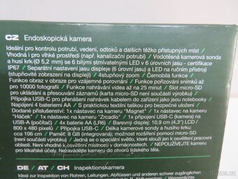 Nová endoskopická kamera Parkside PKIK 4.3 A2 - 2