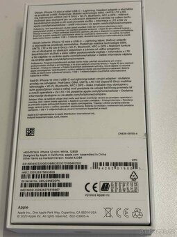 Apple iPhone 12mini 128GB Bílý  + obaly - 2