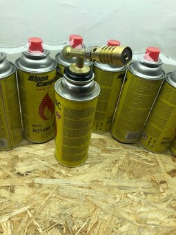 Mosazný hořák + 4x kartuš - 2