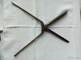 Starožitné nahřívací kulmy 2 ks - 2