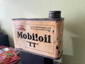Plechovka od oleje Mobiloil - 2