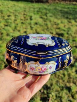 Dóza Kobaltová Značeno-Royal Dux Československo - 2