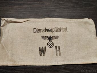 Rukávová páska Dienstverpflichtet Wehrmacht - 2