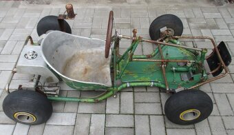 Dobová závodní motokára čz jawa pionýr ficht babeta sachs ND - 2