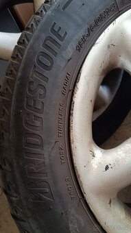ALU Hliníkový Kola 4x100 novy Bridgestone 185/65 R 14 - 2