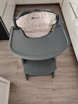 BEBECONFORT Timba Židlička rostoucí s podložkou Grey Mist - 2