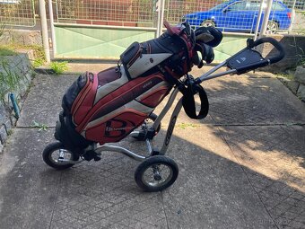 golfové hole, bag, vozík - 2