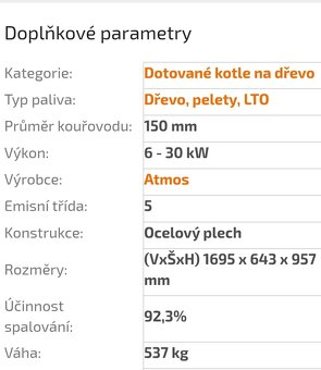 Atmos DC 30 SPX - DŘEVO/PELETY - 2