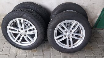 Prodám alu ATS na vozy Audi,VW, Škoda pneu 205/60/16 zima - 2