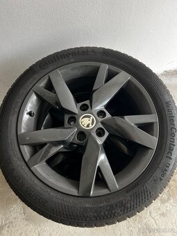 ŠKODA ORIG. LYRA 5X112 205/55 R17 ZIMNÍ PNEU CONTINENTAL - 2