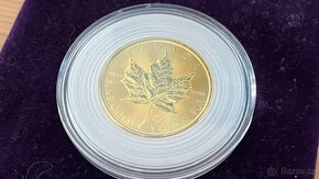 👑 Zlatá Investiční Mince Maple Leaf 1 Oz. 2022 - 2