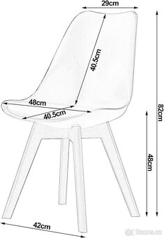 Jídelní židle 4ks - 2
