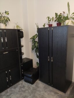 Prodám obývací stěnu, skříň, peřiňák, stolek - 2