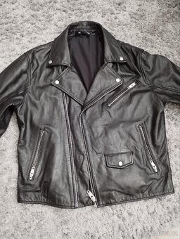 Pánská kožená bunda Zara L - 2