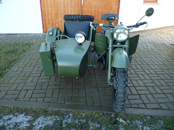 Dněpr Ural K 750 první vzácný typ,přechod z M 72 bílé spz+TK - 2