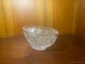 Broušená oválná mísa Bohemia Crystal (na ovoce, 25 cm) - 2