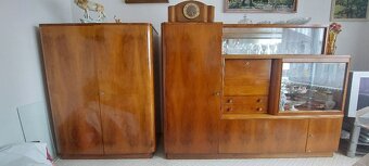 Starý nábytek set, 1950, SKVĚLÝ STAV - 2
