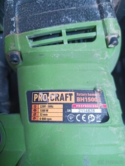 Kombinované kladivo PRO CRAFT BH 1500 - 2