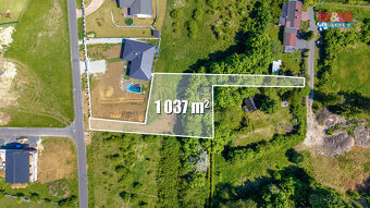 Prodej pozemku k bydlení 1037 m2, Modlany - Drahkov - 2
