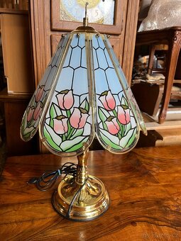 Stolní lampa s květinami - 2