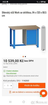 Dilensky stul work se skiňkou - 2