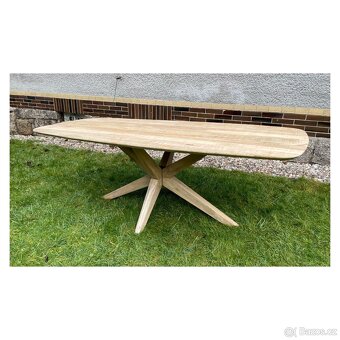 Masivní mangový stůl o délce 200 cm - 2