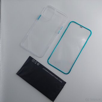 VÝPRODEJ iPhone 12/12 Pro zelená. Pouzdro + sklo(nové) 36ks. - 2